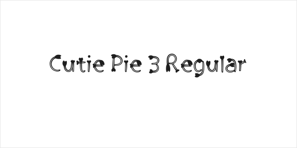 Cutie Pie 3 Regular Logo