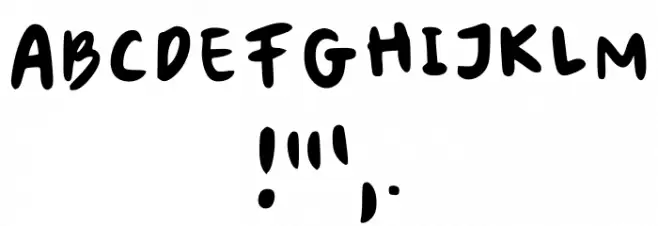 Cutie Pie Bold Regular Font OTHER CHARS