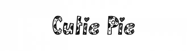 Cutie Pie  フリーフォントのダウンロード
