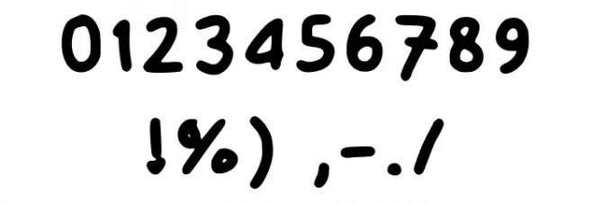 Cutie Serene Regular Font OTHER CHARS