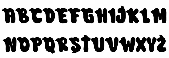 Cutie Sharky Schriftart Groß
