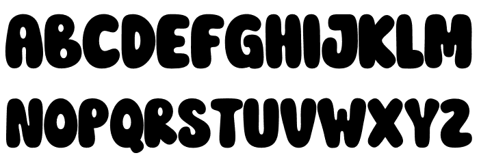 Cutie Sharky Font LOWERCASE