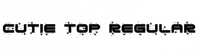Cutie Top Regular  Frei Schriftart Herunterladen
