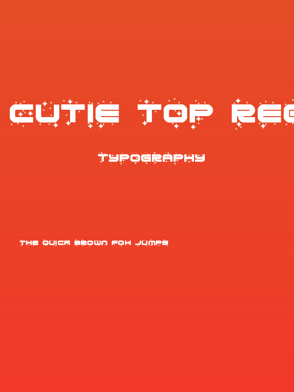 Cutie Top Regular Poster