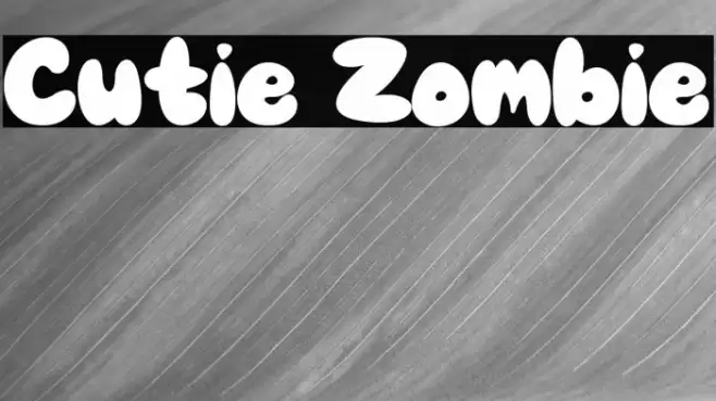 Cutie Zombie Font examples