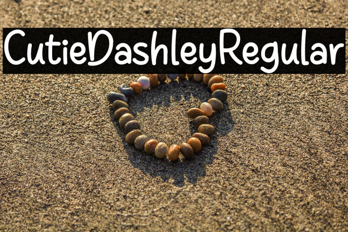CutieDashleyRegular Example 2