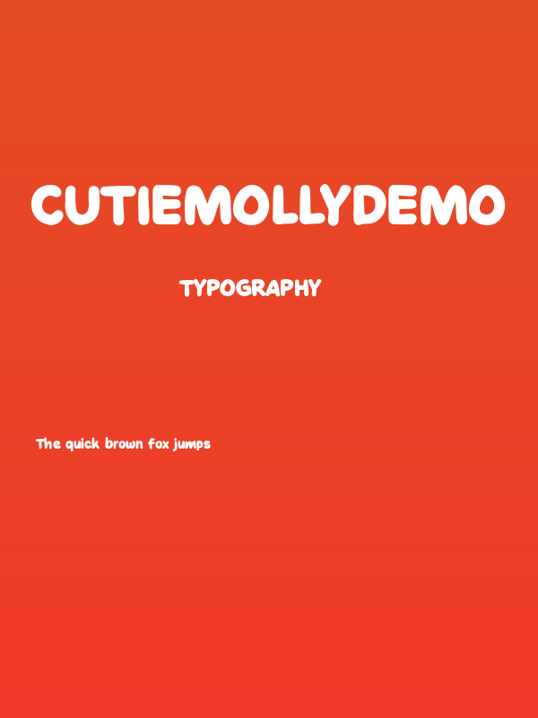 CutieMollyDemo Poster
