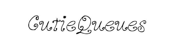 CutieQueues  font caratteri gratis