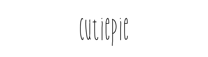 Cutiepie  नि: शुल्क फ़ॉन्ट्स डाउनलोड