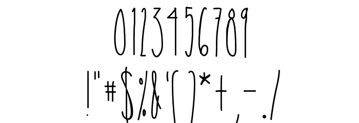 Cutiepie Font OTHER CHARS