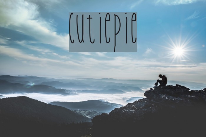 Cutiepie Font examples