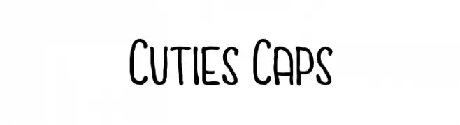 Cuties Caps  Descarca Fonturi Gratis