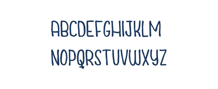 Cuties Caps Lowercase