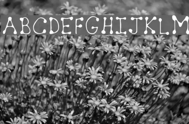 CutiesHand Font examples