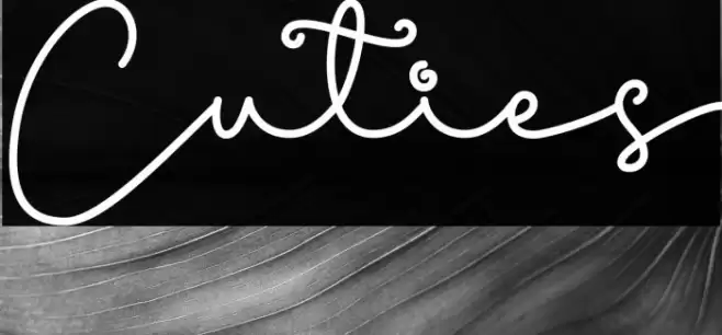 Cuties Font examples