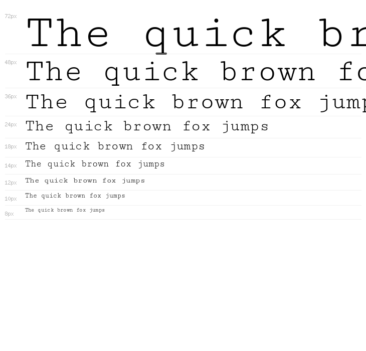 Cutive Mono Regular Waterfall