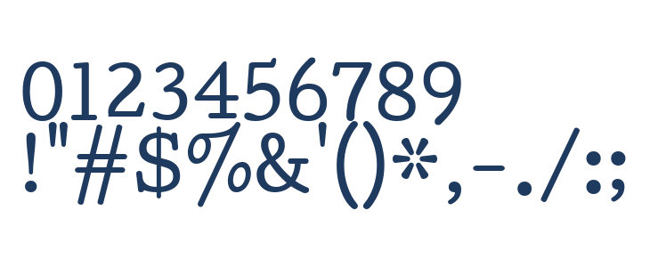 Cutive Regular Other Characters