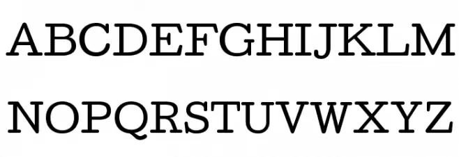 Cutive Regular خط أحرف كبيرة