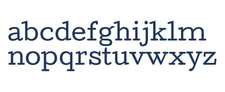 Cutive Regular Lowercase