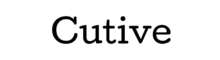 Cutive  Fuentes Gratis Descargar