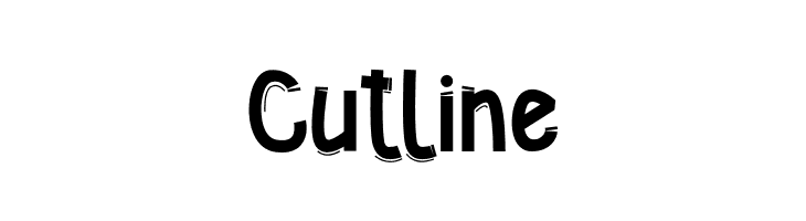 Cutline  Free Fonts Download