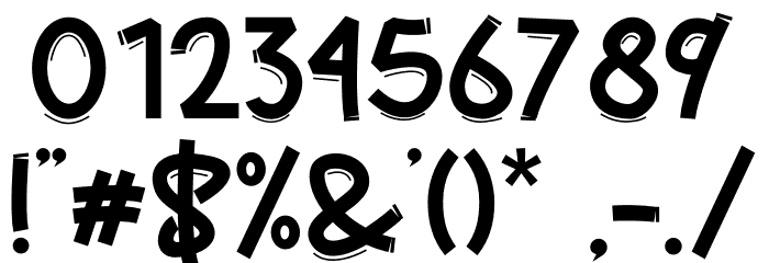 Cutline Font OTHER CHARS