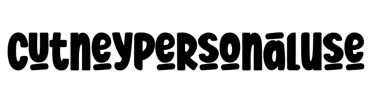 Cutney Personal Use  Descarca Fonturi Gratis