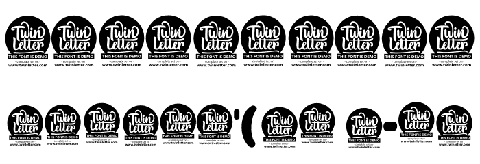 Cutney Personal Use Font OTHER CHARS