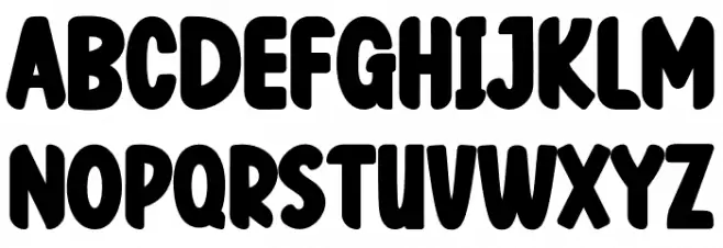 Cutney Personal Use Schriftart Groß