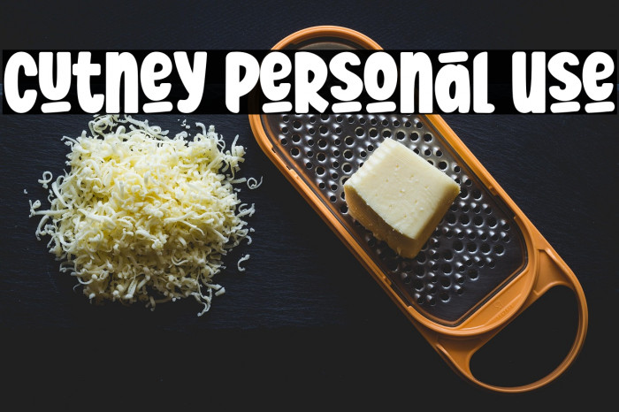 Cutney Personal Use Example 3