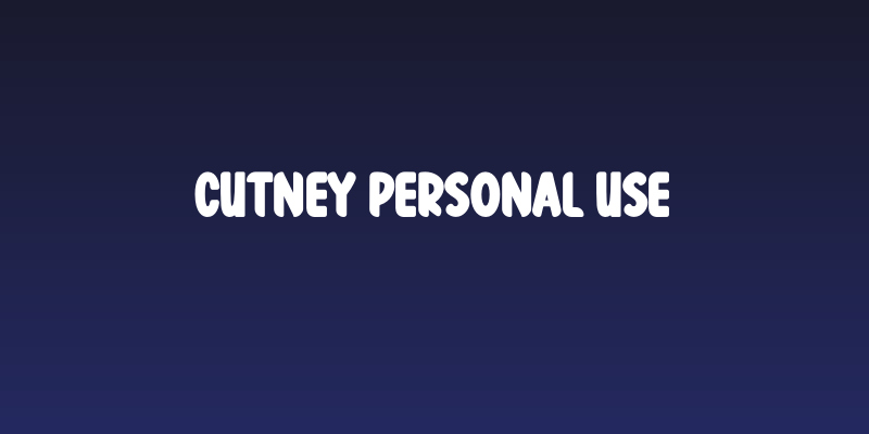 Cutney Personal Use Social Header