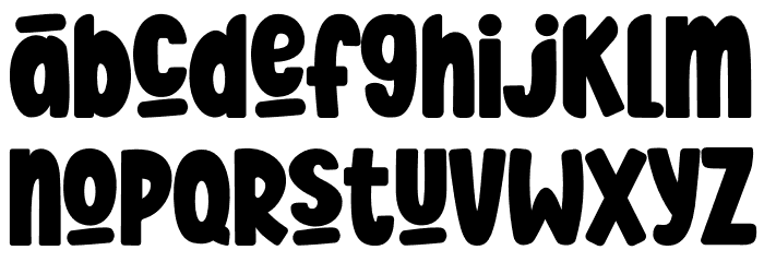 Cutney Personal Use Font LOWERCASE