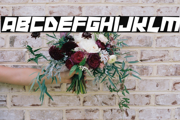 Cutout City Italic Example 2