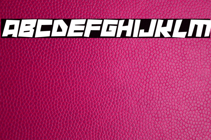 Cutout City Italic Example 3