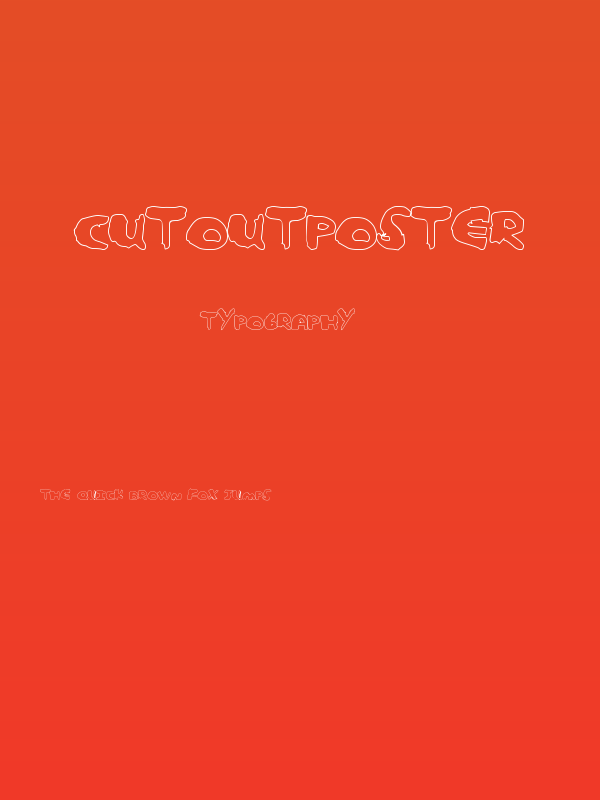 CutoutPoster Poster