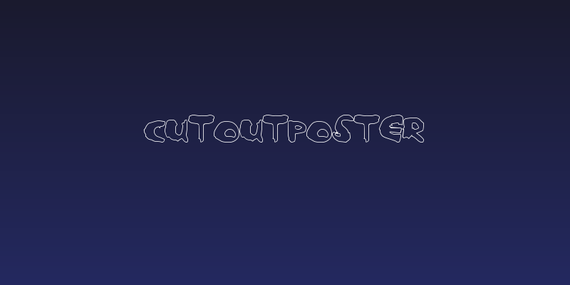CutoutPoster Social Header