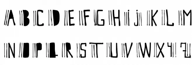Cutre Glam Schriftart Groß