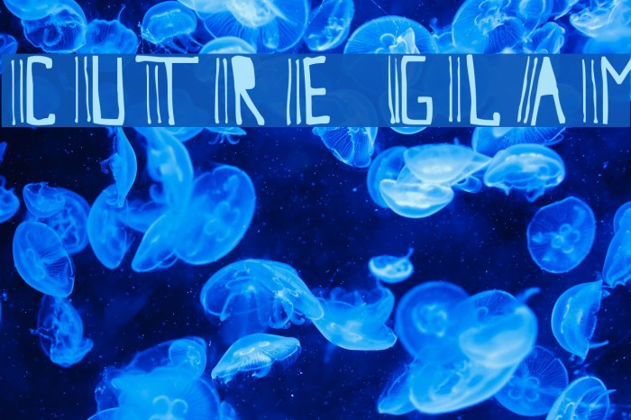 Cutre Glam Font examples