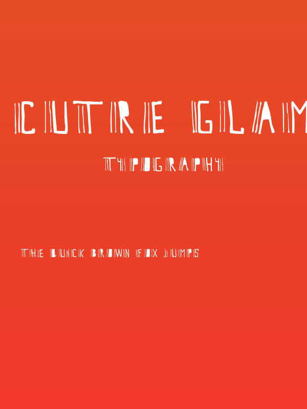 Cutre Glam Poster
