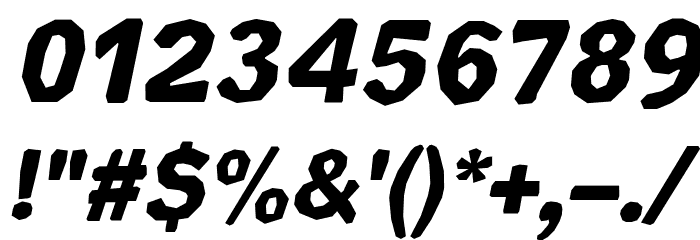 Cutrims Italic Font OTHER CHARS