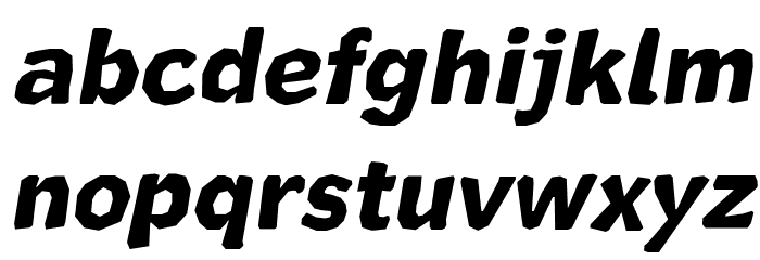 Cutrims Italic Font LOWERCASE