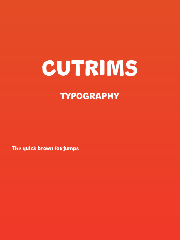 Cutrims Poster