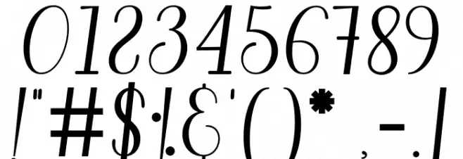 CuttauriScript Font OTHER CHARS