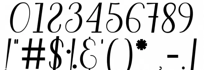 CuttauriScript Font OTHER CHARS