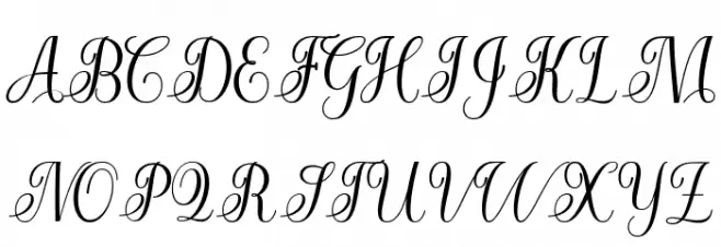 CuttauriScript Schriftart Groß