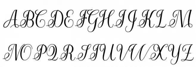 CuttauriScript Fonte MAIÚSCULAS