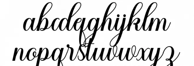 CuttauriScript Caratteri MINUSCOLO