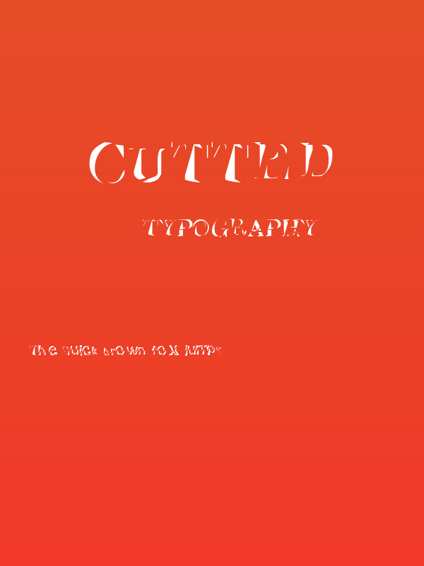 Cutted Poster