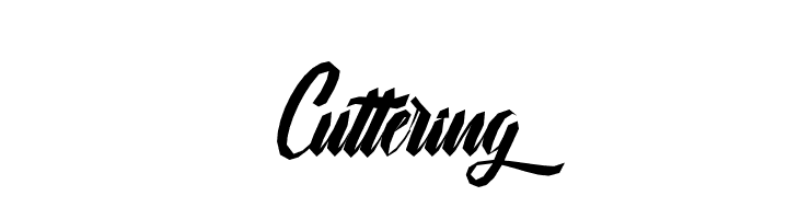 Cuttering  Fuentes Gratis Descargar