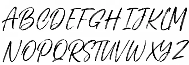 Cutterlines DEMO Schriftart Groß